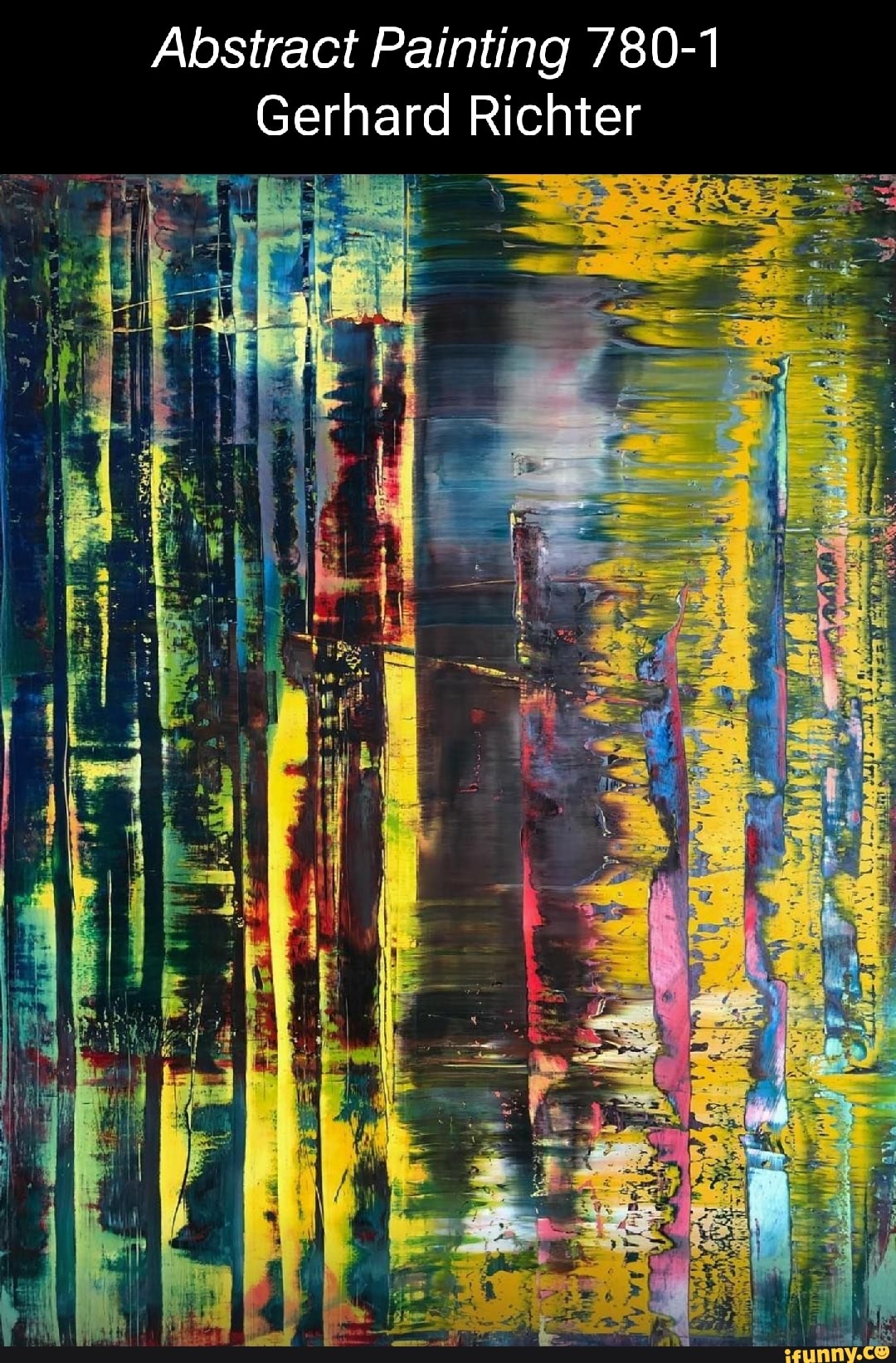 Abstract Painting 780 1 Abstract Painting 780-1 Gerhard Richter - iFunny Brazil