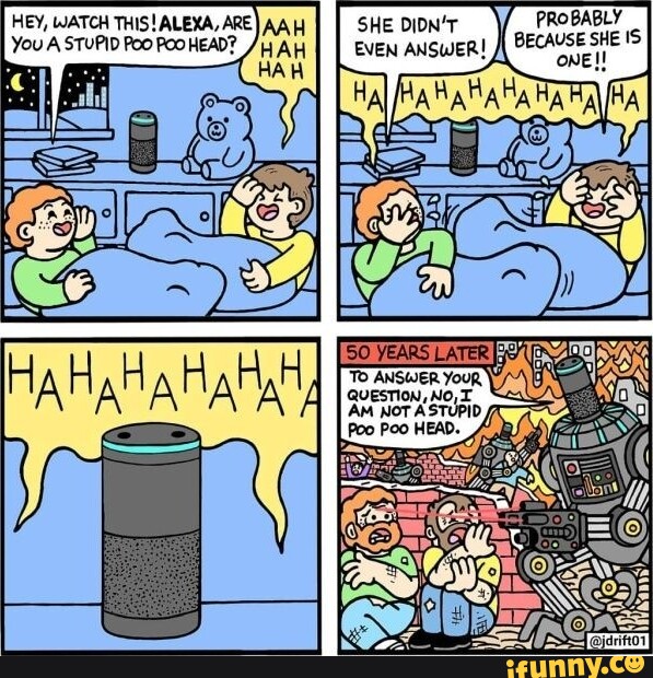 lastbil kondom kerne HEY, WATCH THIS! ALEXA, ARE You A STUPID Poo POO HEAD? A V) SHE DIDN'T  PROBABLY BECAUSE SHE IS EVEN ANSWER! ONE! Fy >i To ANSWER your AM peo Poo -  iFunny