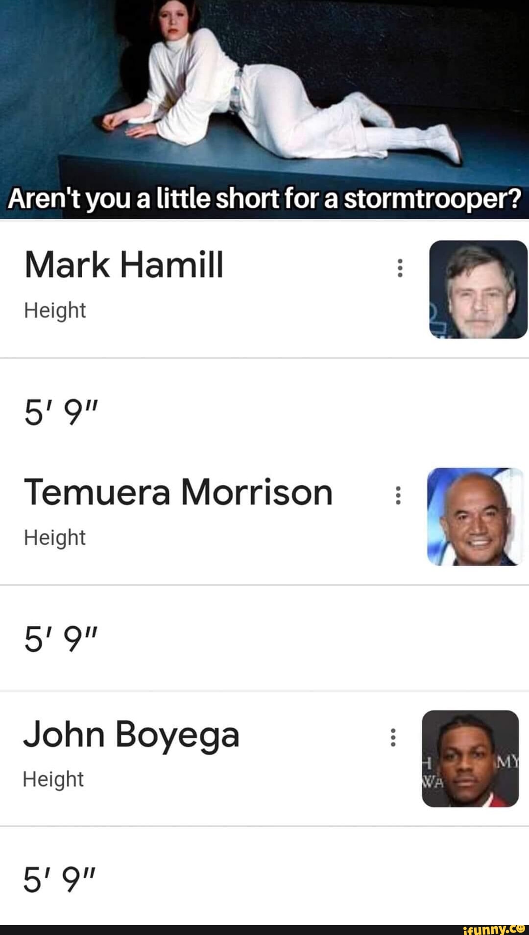 Mark Hamill's Height & Weight