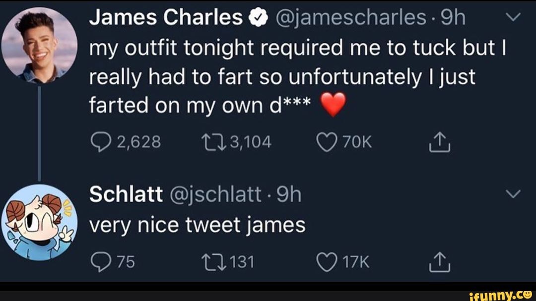 james charles tweet naked photo