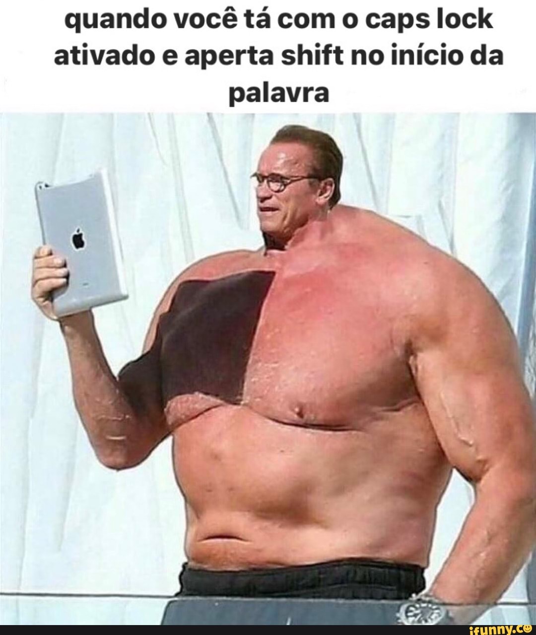 quando você tá com o caps lock
ativado e aperta shift no início da
I
palavra