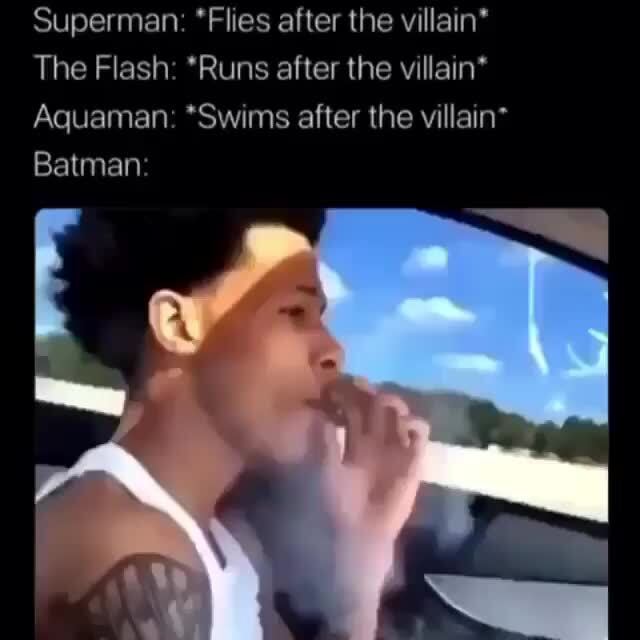 Superman Flies After The Villain The Flash Runs After The