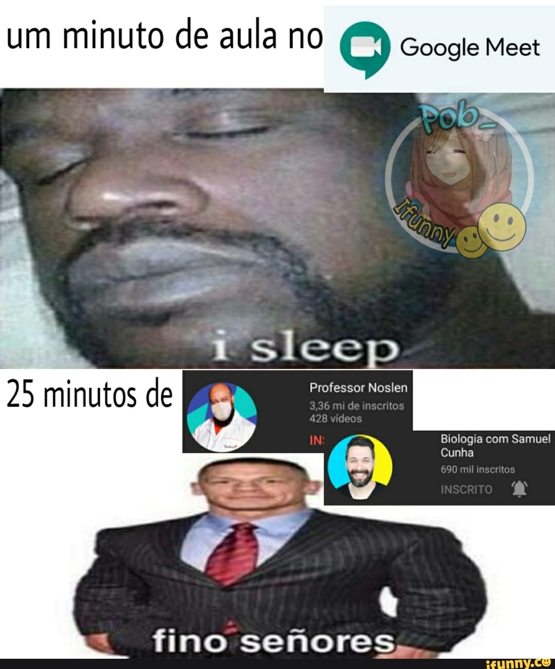 um minuto de aula no
25 minutos de
Professor Neslen
3,36 428 mi der nsentos
428 vídeo
IN Biologia com Samuel
Cunha
690 mil insertos
I q fino sefores-
