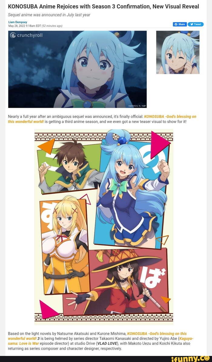 KonoSuba Season 3: Will We Ever See The Sequel?