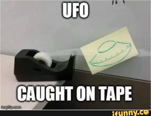 UFO
CAUGHT ON TAPE