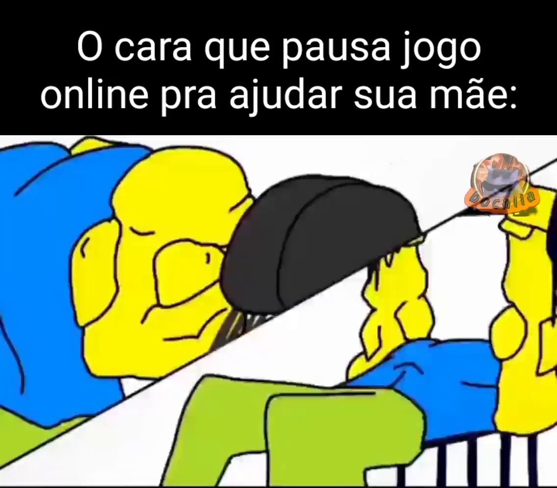 O cara que pausa o jogo online pra ajudar a mãe - iFunny Brazil