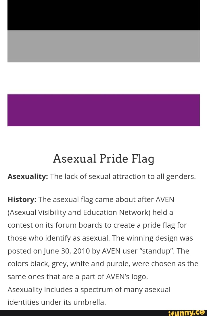 Asexual Pride Flag Asexuality The Lack Of Sexual Attraction To All Genders History The 