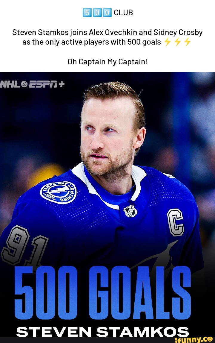 Club Steven Stamkos Joins Alex Ovechkin And Sidney Crosby As The Only