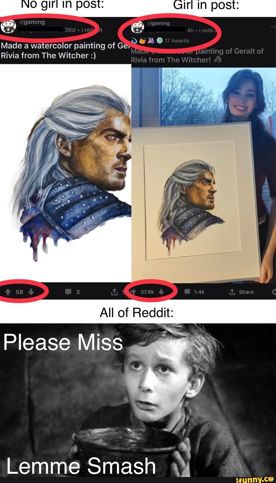NO gir IN post: Ir} In post:
Sa gaming e yaming
PTA
Made a watercolor painting of Gé:
All of Reddit:
Please Miss
monn Smash
A