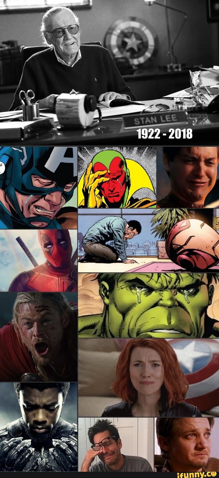 marvelmemesandfunfacts, stanlee, stanthemanlee