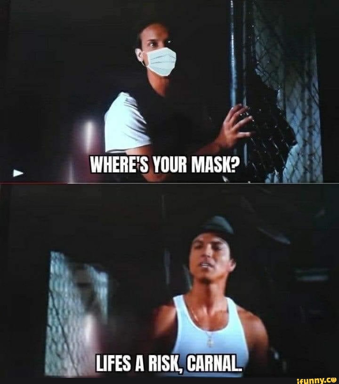 Life S A Risk Carnal Quote Lifes A Risk, Carnal - )