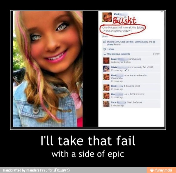 I'll take that fail
with a side of epic - I'll take that fail
with a side of epic