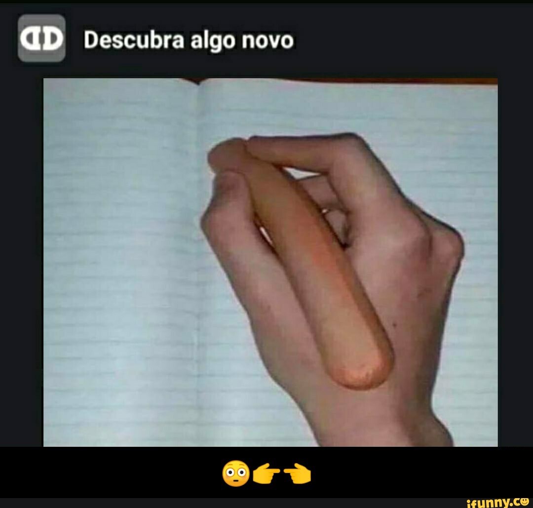 AD Descubra algo novo - 😳👉👈