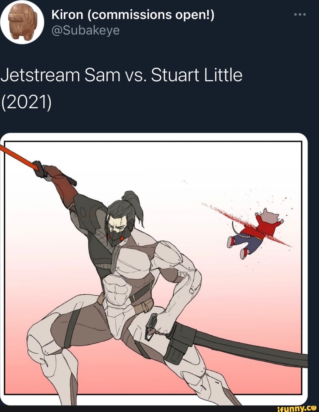 (commissions open!) Jetstream Sam vs. Stuart Little (2021) - iFunny