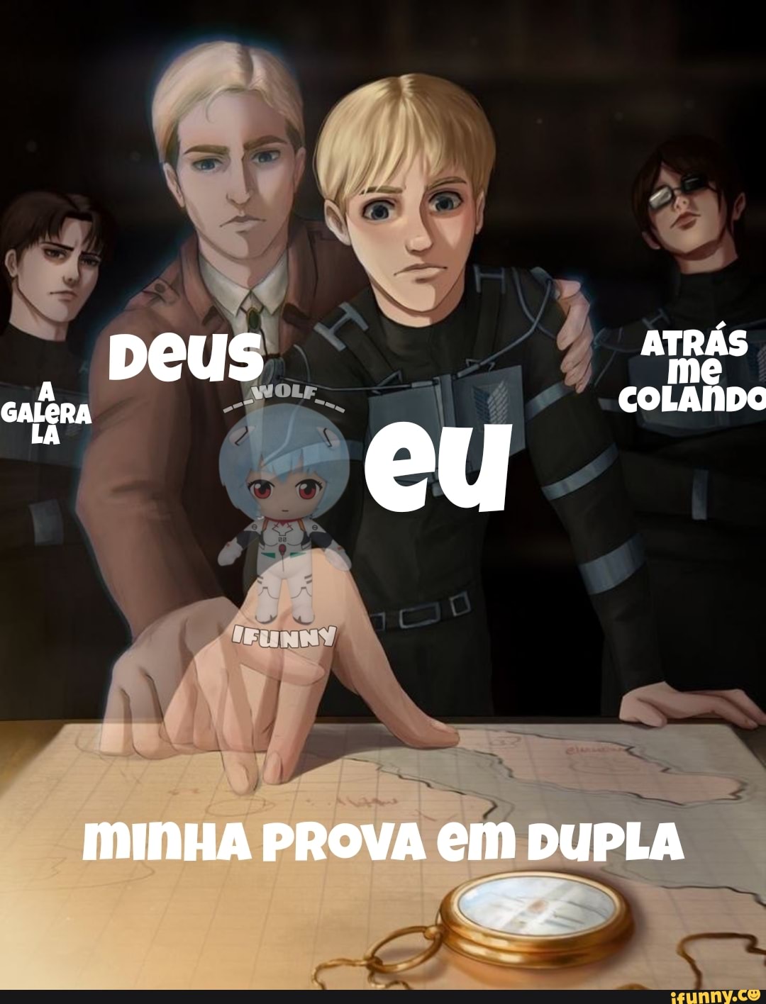 DeUs ATRÁS
cabra COLANDO
MINHA PROVA DUPLA