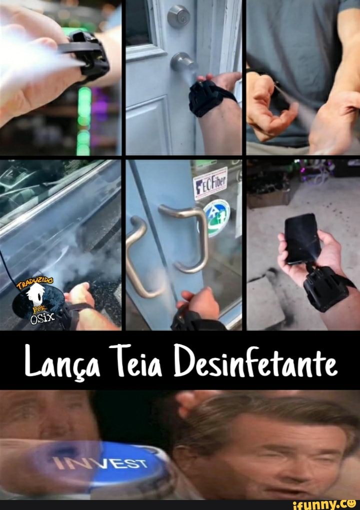 Lança Teia Desinfetante