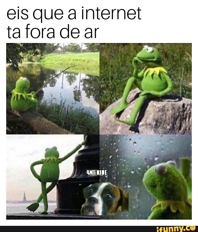 eis que a internet
ta ora de ar