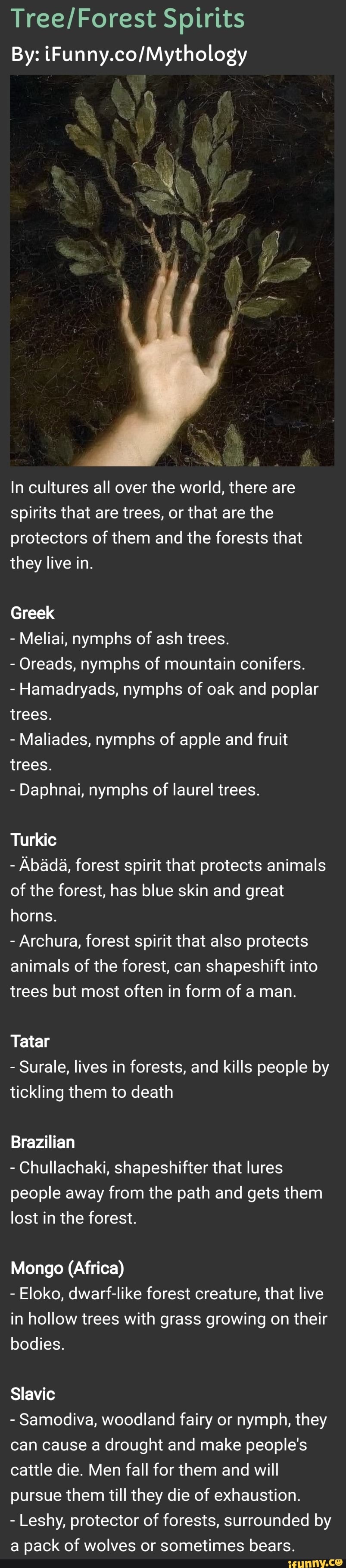 ash tree nymphs greek mythology