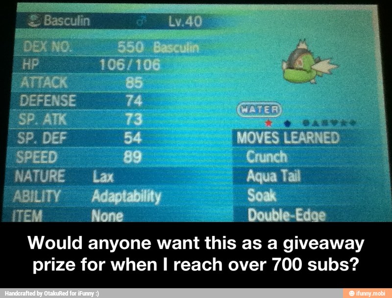 Would anyone want this as a giveaway
prize for when I reach over 700 subs? - Would anyone want this as a giveaway prize for when I reach over 700 subs?