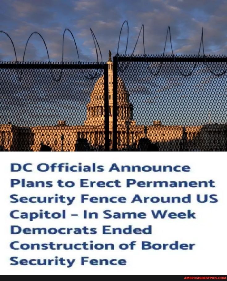Secure Dc Plan DC Officials Announce Plans to Erect Permanent Security Fence Around US ...