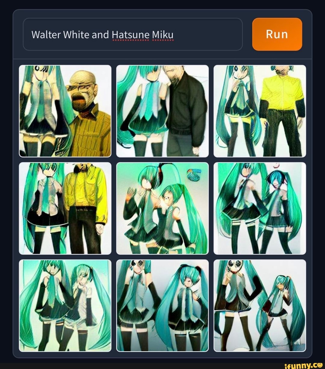 Run Walter White And Hatsune Miku Ifunny 0921