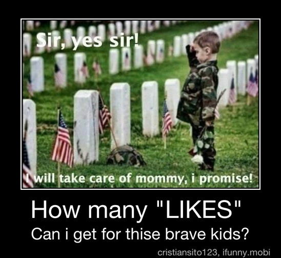 How n
many Ñ
LIKES"
Can i get for thise brave kids? - How many "LIKES"
Can i get for thise brave kids?