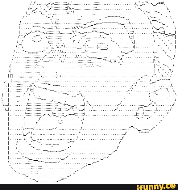 The Many Faces of Kira Yoshikage. ASCII art by me. iFunny