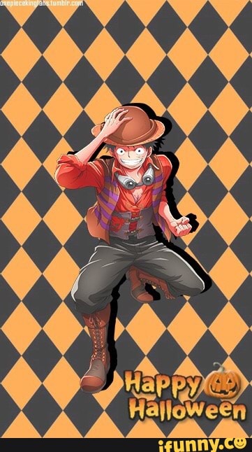 anime, luffy, onepiece, happyhalloween, monkeydluffy