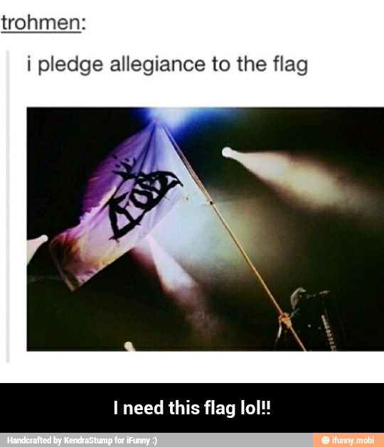 ohmen:
i pledge allegiance to the flag
Ineed this flag lol!! - I need this flag lol!!