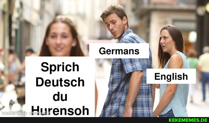English fa Sprich Deutsch we om Aurensoh I
