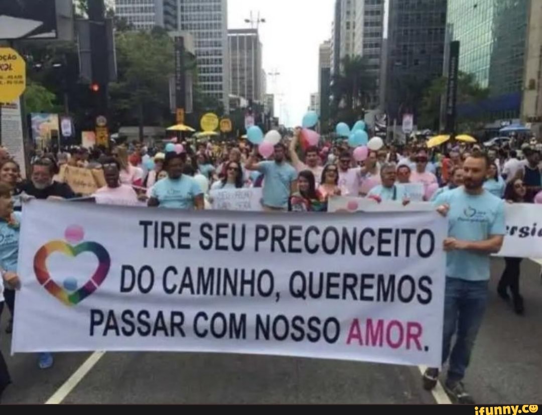 SEU
DO CAMINHO, QUEREMOS PASSAR COM NOSSO AMOR.