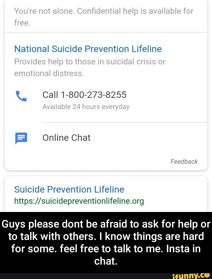 Lifeline chat