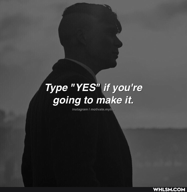 Type "YES" if you're going to make it.
instagram