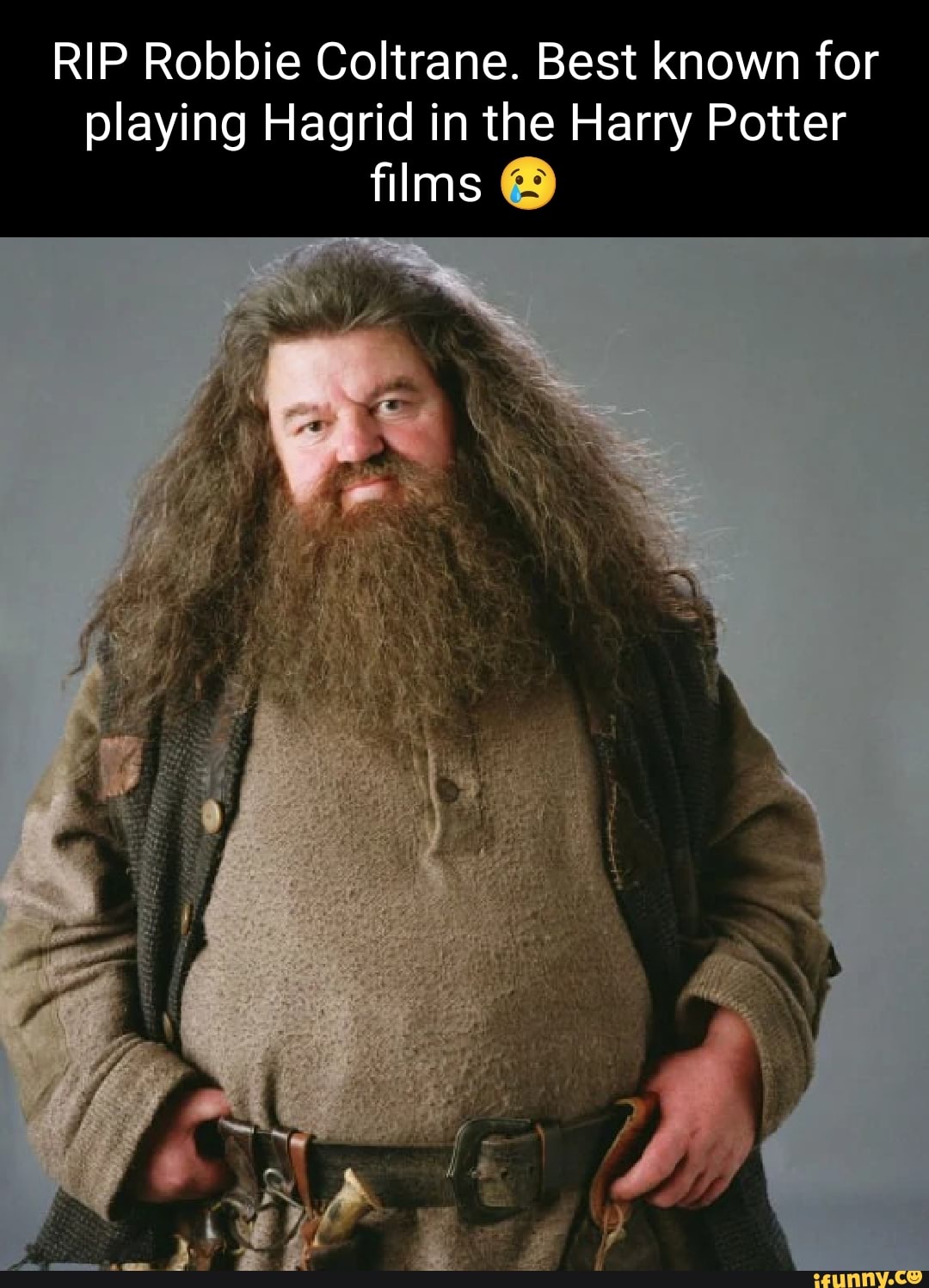 RIP Robbie Coltrane. Best Known For Playing Hagrid In The Harry Potter ...