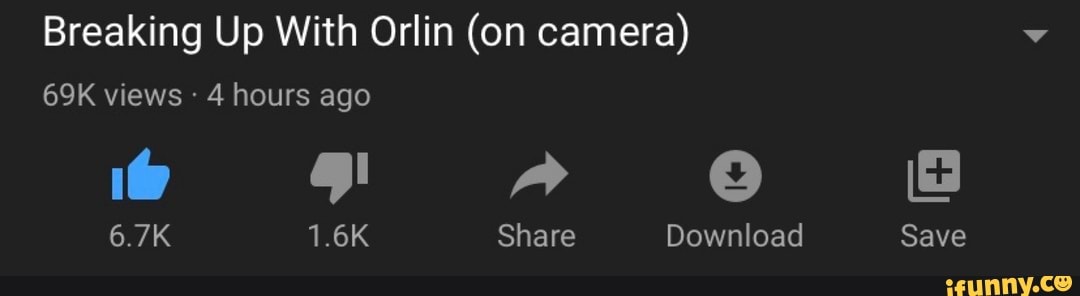 Breaking Up With Orlin (on camera)